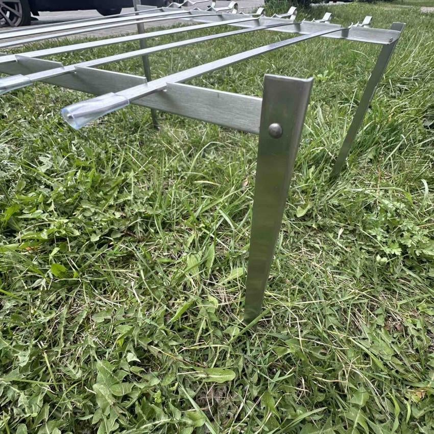 Набір для барбекю Stenson MH-0158 у чохлі мангал/шампури 6 шт. (2580667819) - фото 4