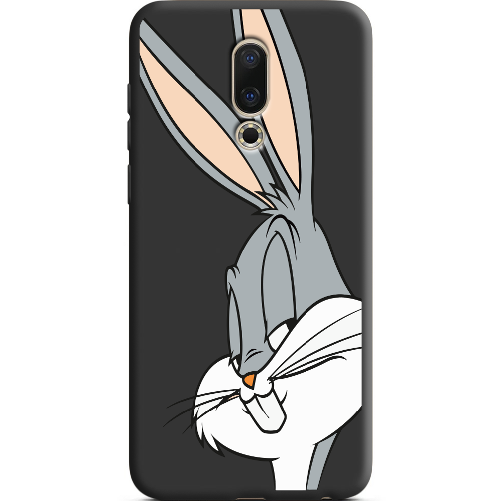 Чехол BoxFace Meizu 16 / 16X Lucky Rabbit Черный силикон (35176-bk81-38941)