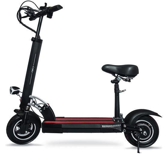 Электросамокат OIO RT8-15 с сиденьем 10" 500 W 48 V 15 Ah до 60 км 22 кг 45 км/ч Черный