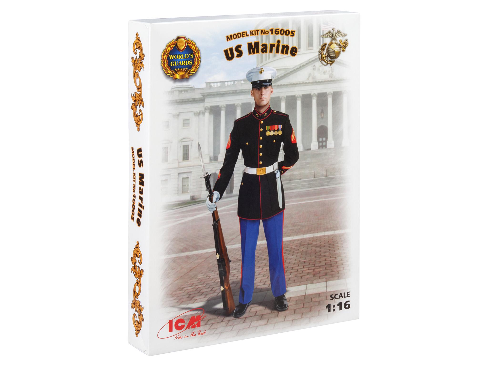 Сборная модель ICM Сержант морской пехоты США (16005)