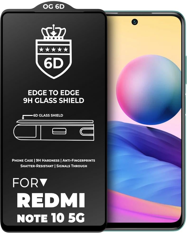 Защитное стекло 6D OG Crown Xiaomi Redmi Note 10 5G Black (23793) Защитное стекло 6D OG Crown Xiaomi Redmi Note 10 5G Black (23793)