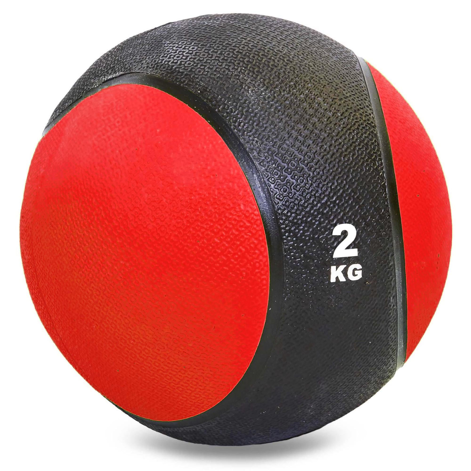 Медбол медичний м’яч Record C-2660-2 Medicine Ball 2 кг d-19,5 см Чорно-червоний (31773323)