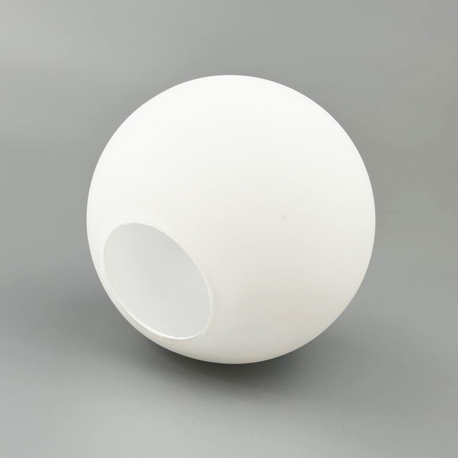 Плафон скляна куля Premium ⌀130-55 мм під лампу G9/E14 Білий матовий - фото 2 Плафон скляна куля Premium ⌀130-55 мм під лампу G9/E14 Білий матовий - фото 2