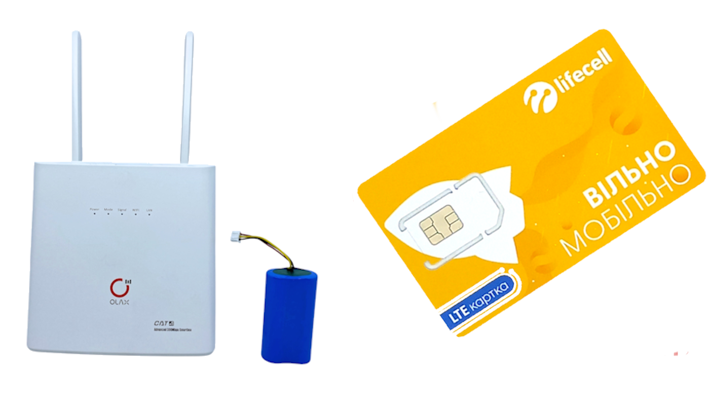 Роутер-модем 4G WIFI Olax AX9 PRO с 3G 4G модемом аккумулятор 4000 mAh две антенны Лайф безлимит
