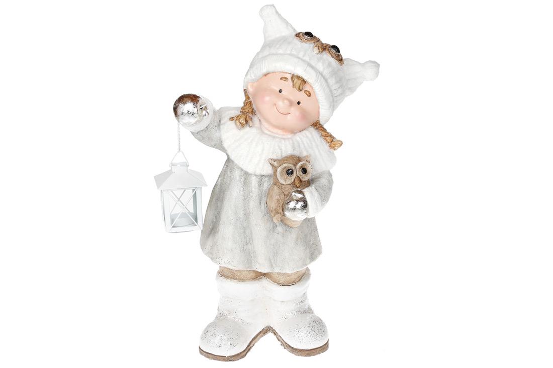 Новогодняя фигура BonaDi Девочка (711-277)