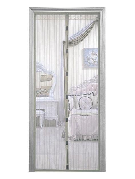 Штора антимоскитная дверная на магнитах 210х100 см Серый