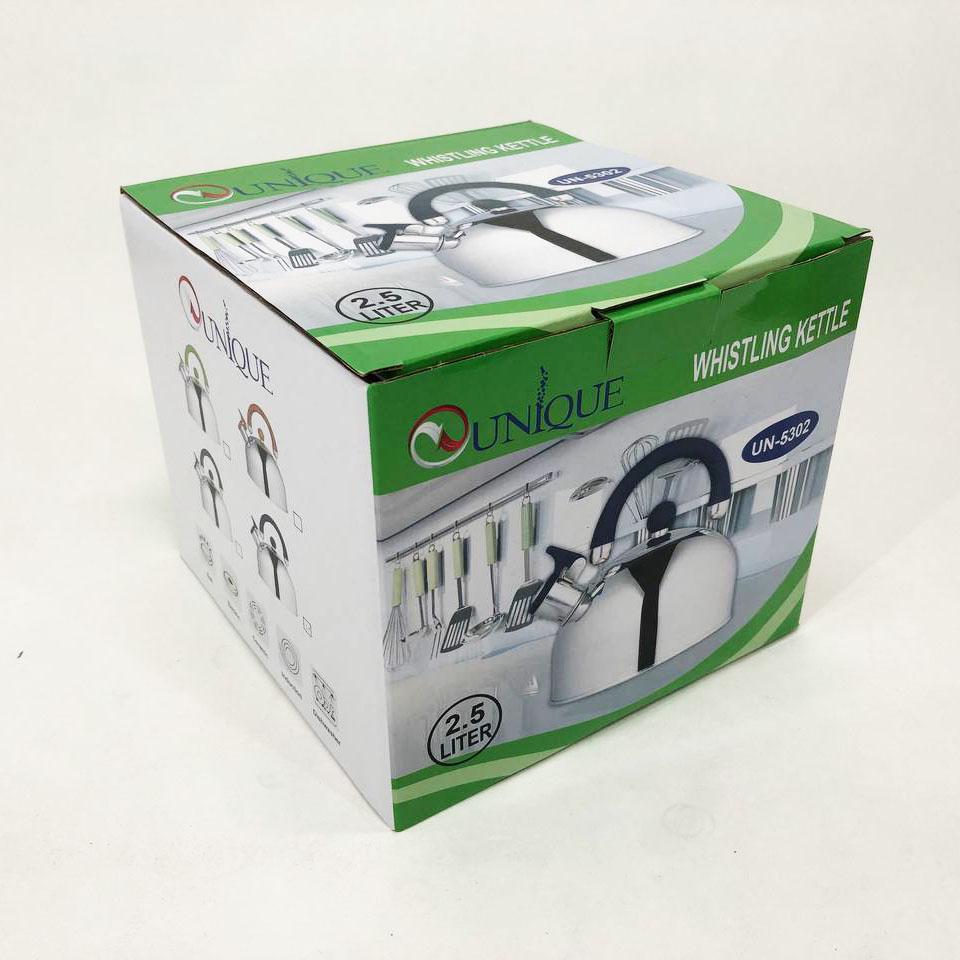 Чайник Unique со свистком 2,5л (UN-5302) - фото 4