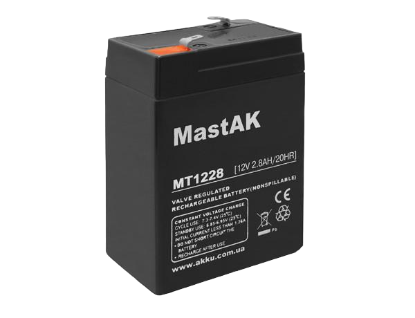 Аккумулятор MastAK MT1228 12V 2,8 Ah (185062)