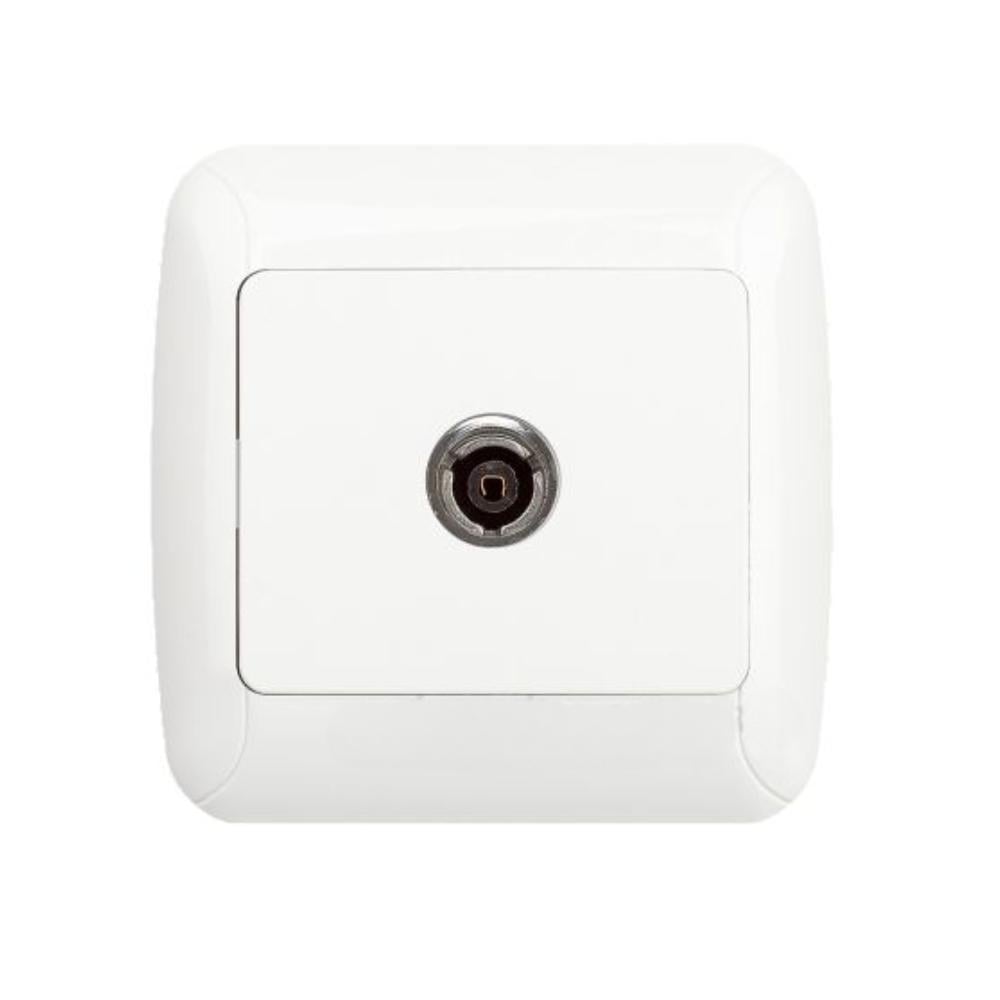 Розетка для телевізора кінцева Gunsan Fantasy 1231100161123 Білий Розетка для телевізора кінцева Gunsan Fantasy 1231100161123 Білий