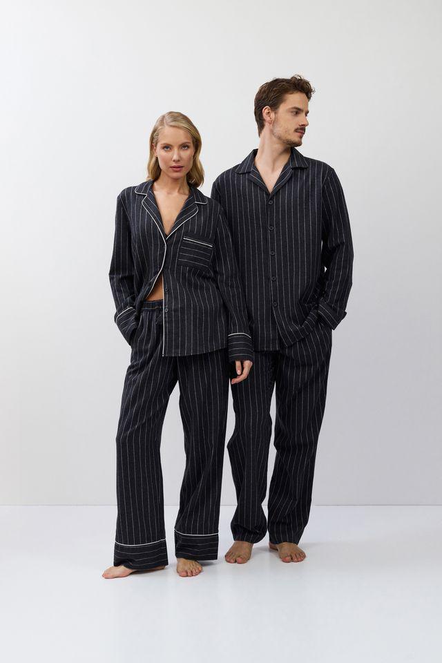 Піжама жіноча з штанами Aruelle S Темно-сірий (Casey-long) - фото 4 Піжама жіноча з штанами Aruelle S Темно-сірий (Casey-long) - фото 4