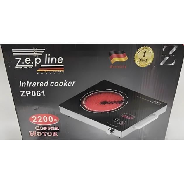 Настільна електроплита інфрачервона ZepLine ZP-061 одна конфорка 2200 Вт (ZP-061) - фото 2 Настільна електроплита інфрачервона ZepLine ZP-061 одна конфорка 2200 Вт (ZP-061) - фото 2