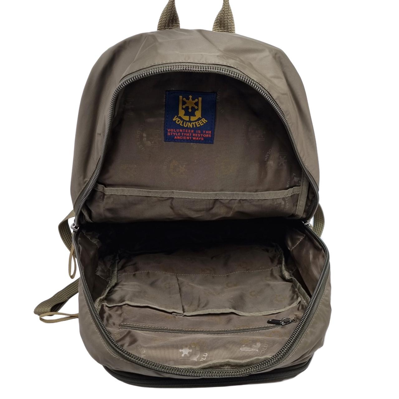Рюкзак Volunteer великий поліестер Хакі (1713-10 green) - фото 2