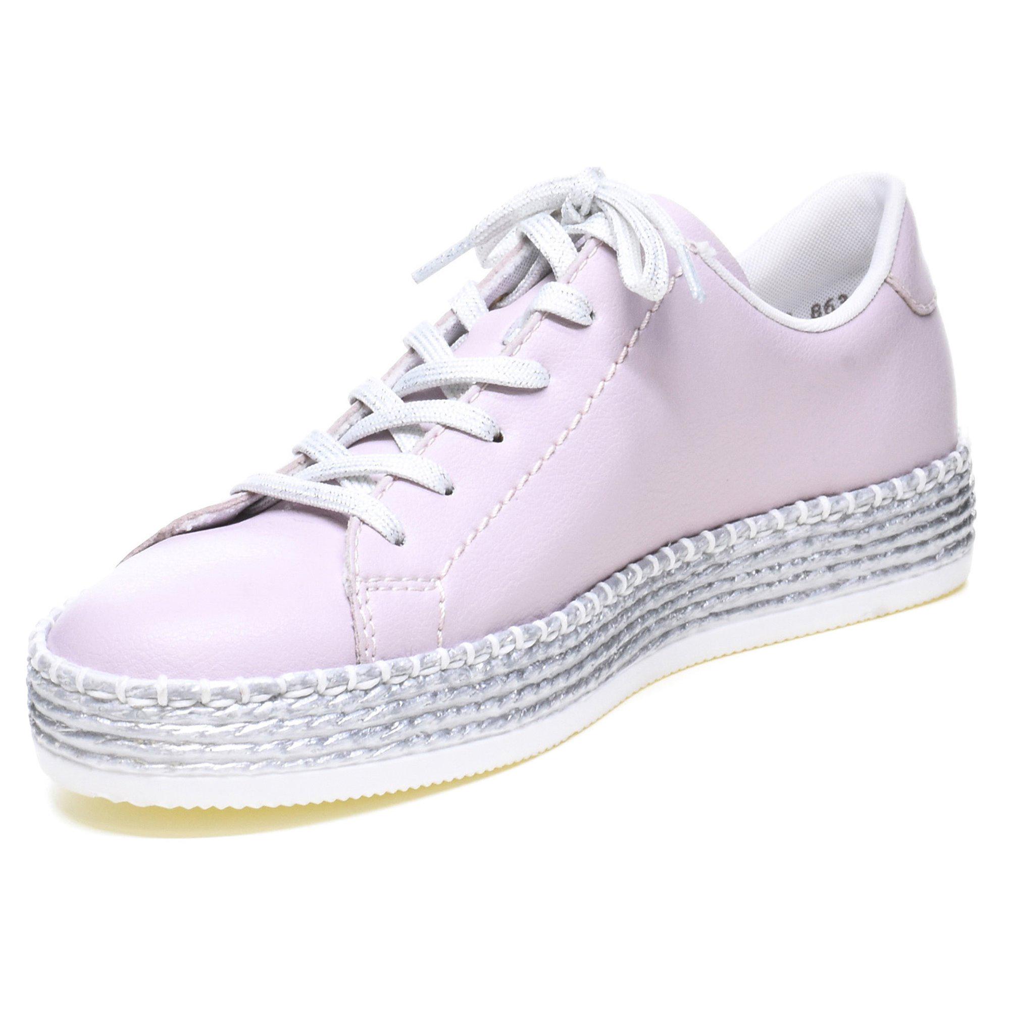 Кеди жіночі Rieker р. 38 Рожевий (035237-38) - фото 3