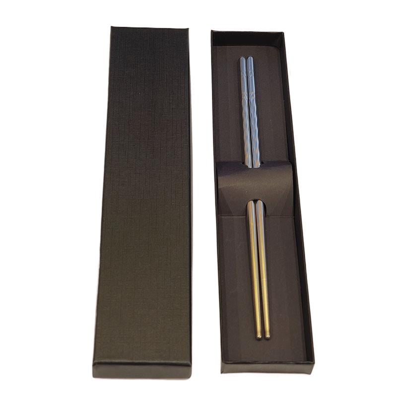 Палочки для суши и еды из нержавеющей стали 1 пара (9475)