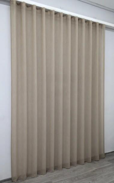 Тюль в гостиную/спальню микро-лен Какао (1312т) - фото 3