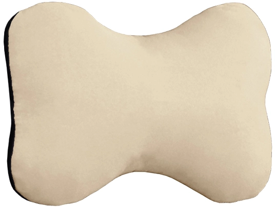 Подушка автомобильная под голову Candy из алькантары Бежевый (candy6) - фото 1