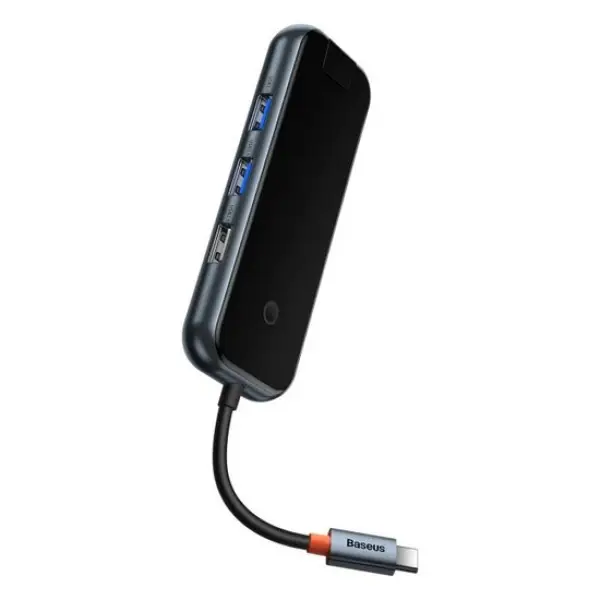Хаб USB BASEUS AcmeJoy 8-Port Type-C Type-C to HDMI/1/USB3.0/2/USB2.0/1/Type-C PD&Data/1/RJ45/1/S - фото 2