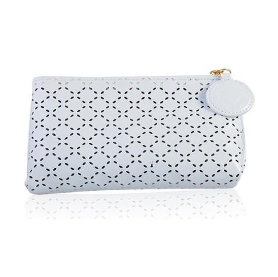 Косметичка з перфорацією лакова Білий (1172749235)