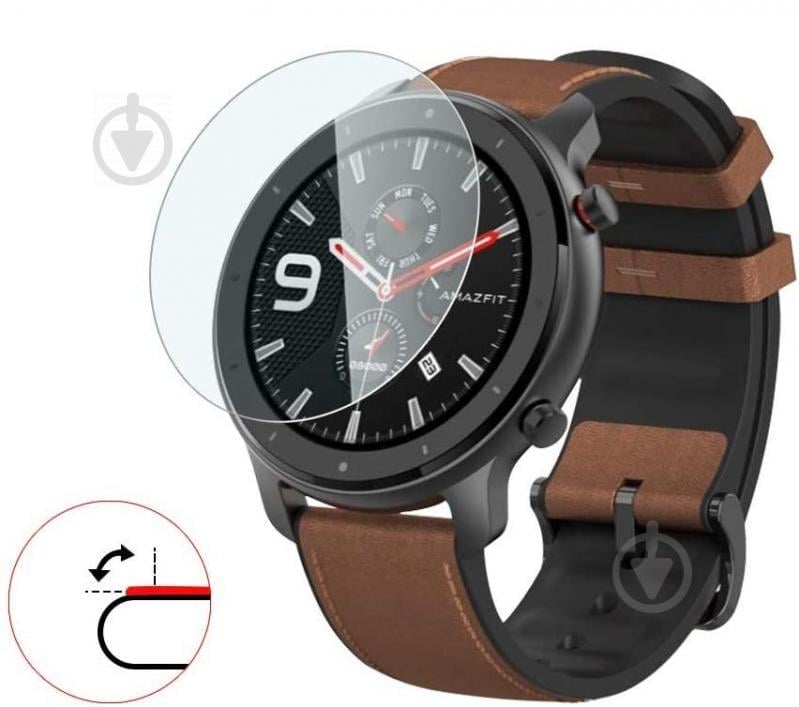 Защитное стекло BeWatch 2.5D для Amazfit GTR 47mm (1027707) Защитное стекло BeWatch 2.5D для Amazfit GTR 47mm (1027707)