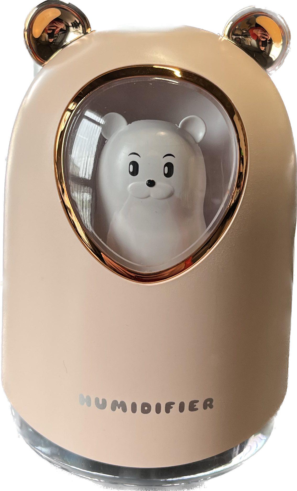 Увлажнитель воздуха Humidifier H20 8023 Bear с подсветкой Розовый (562429)