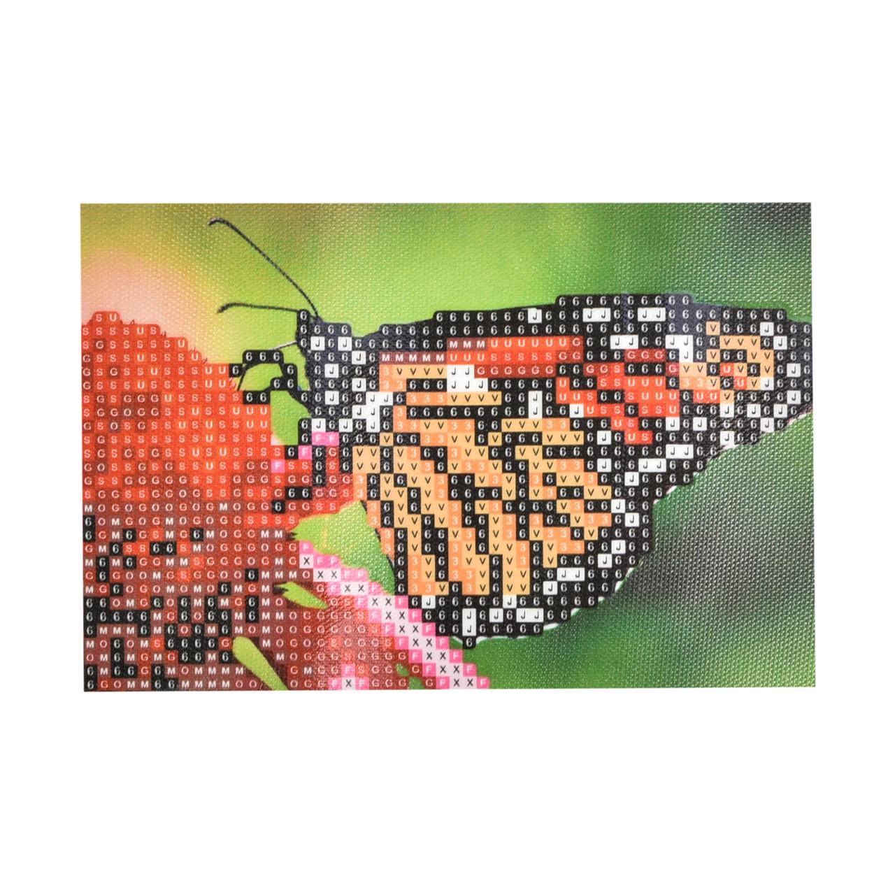 Алмазная мозаика Strateg Легкость полета без подрамника 10х15 см (YAB28656)