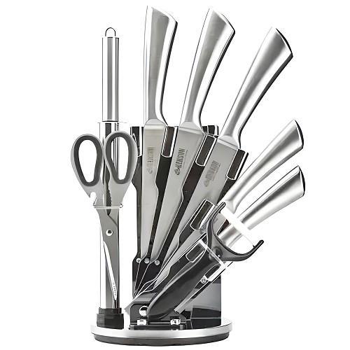 Набор ножей Benson с подставкой (BN-415)