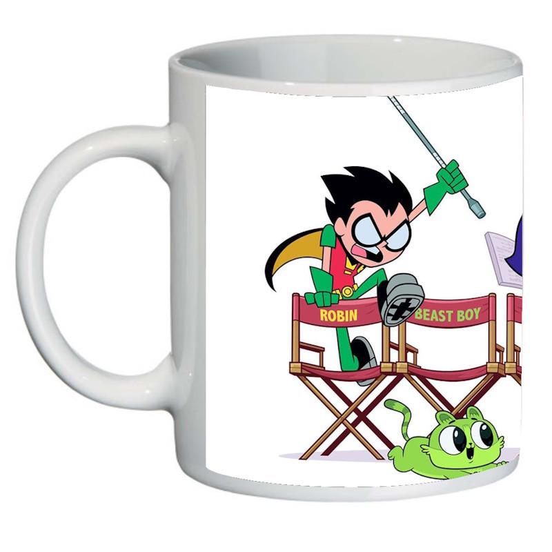 Чашка с принтом Юные титаны TT- 0010 (2181713246)