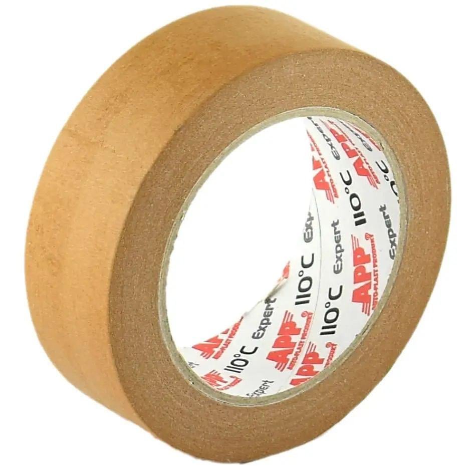 Стрічка малярна для кузовного ремонту та детейлінгу APP Expert 110°C 36 мм х 50 м Коричневий Стрічка малярна для кузовного ремонту та детейлінгу APP Expert 110°C 36 мм х 50 м Коричневий