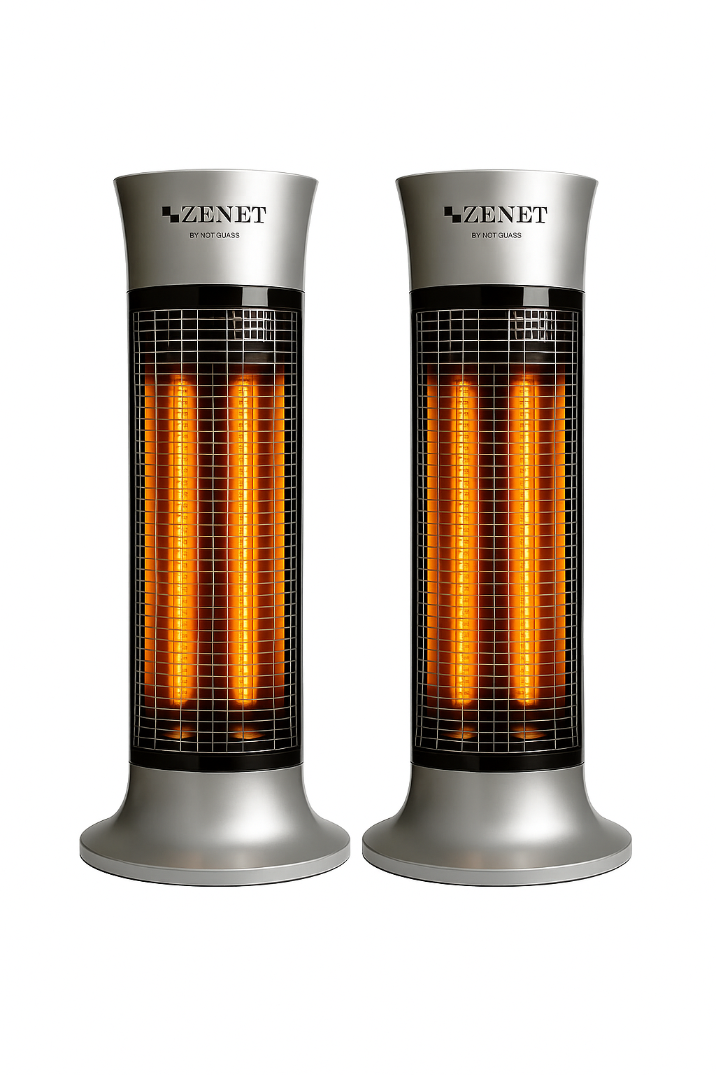 Комплект інфрачервоний обігрівач Zenet ZET-516 карбоновий 2 шт.