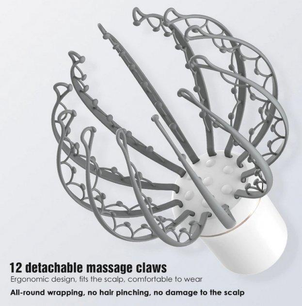 Масажер для голови Benbo Vibro Head Massager електричний 3 режими - фото 3