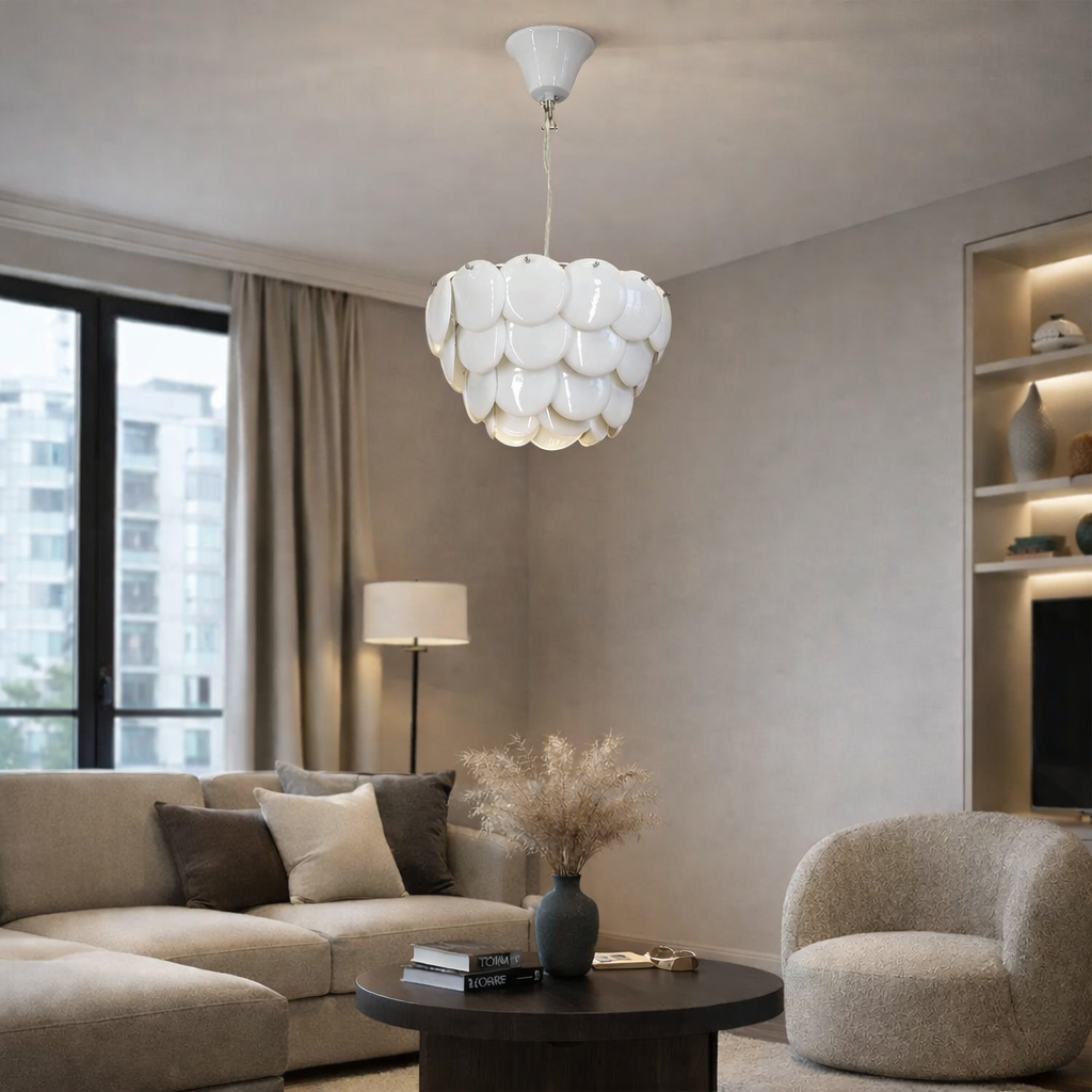 Люстра White Cone Е14 7 ламп (20240/460CH) Люстра White Cone Е14 7 ламп (20240/460CH)