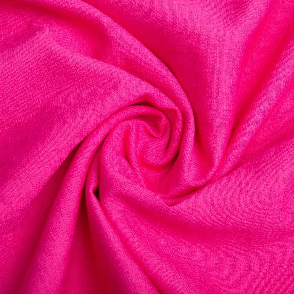 Ткань лен однотонная Ария V-1194 Малиновый (25189)