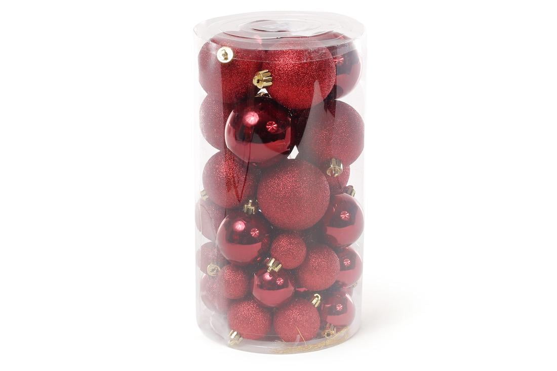 Шар новогодний BonaDi D-3/4/5/6 см 40 шт. (147-594)