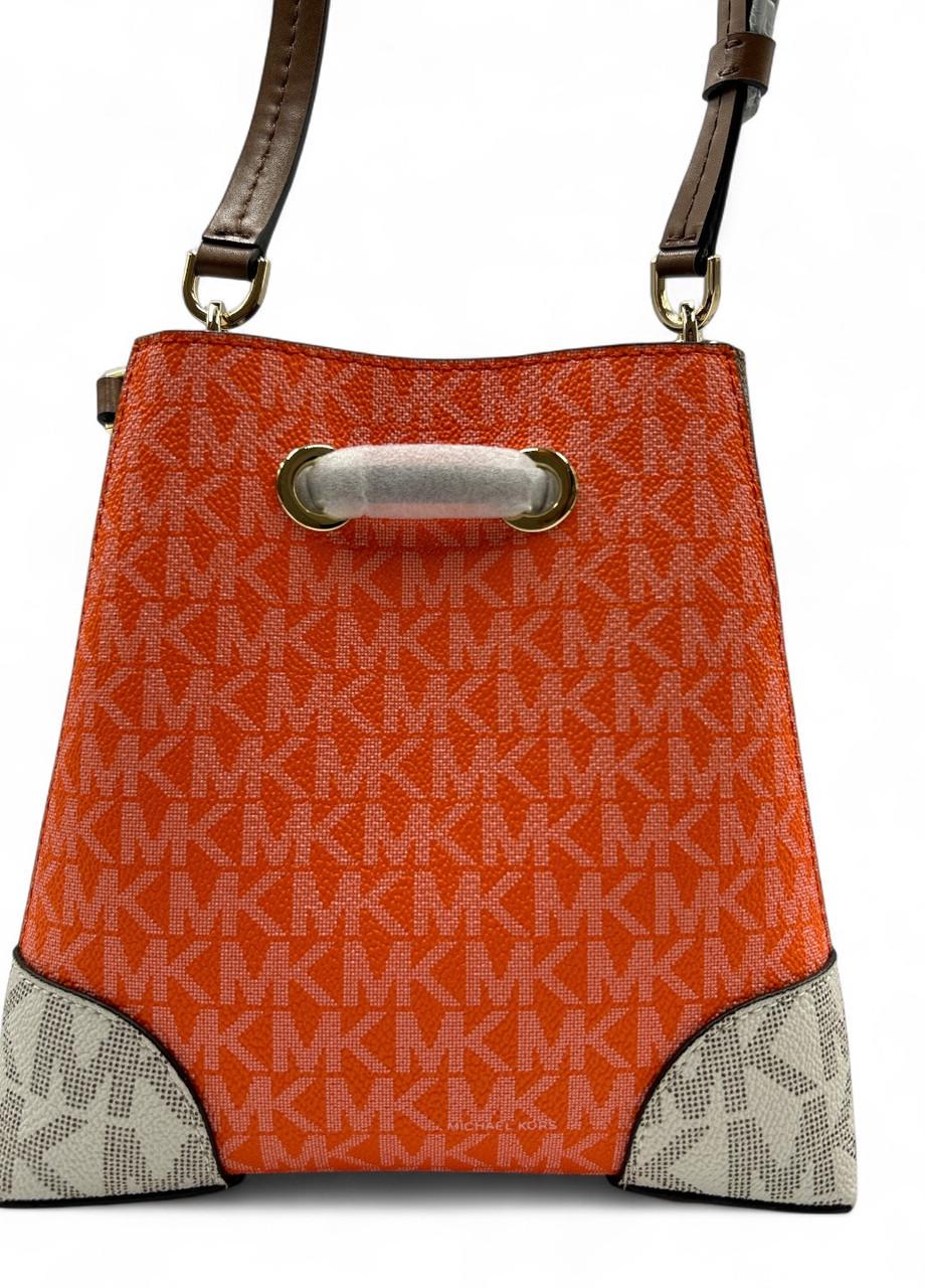 Сумка женская Michael Kors Mercer Gallery 32S0GZ5COV Clementine Mlt XS CB CNV BCKT XBody Оранжевый (2746864331) - фото 2 Сумка женская Michael Kors Mercer Gallery 32S0GZ5COV Clementine Mlt XS CB CNV BCKT XBody Оранжевый (2746864331) - фото 2