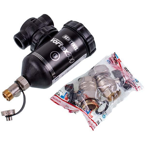 Сепаратор шламу 300 Compact 3/4' з магнітним уловлювачем Sentinel Vortex M202100031 (00000060457)