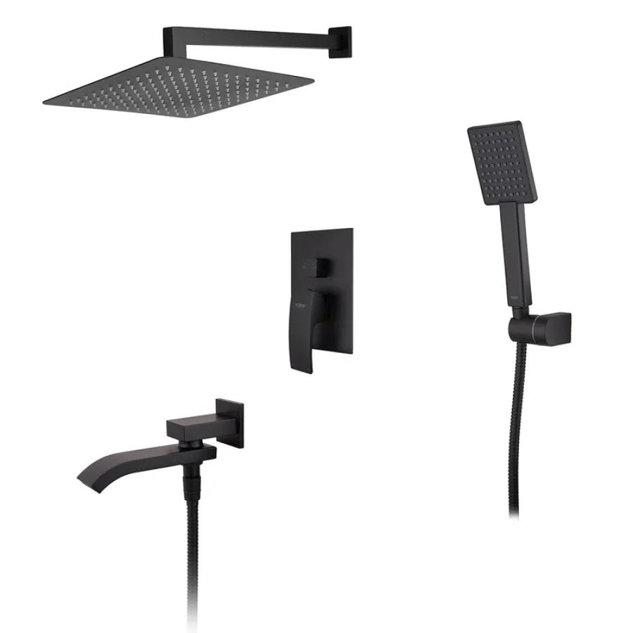 Душевая система встроенная со смесителем KOER KB-66007-05 Black (KR3465) Душевая система встроенная со смесителем KOER KB-66007-05 Black (KR3465)