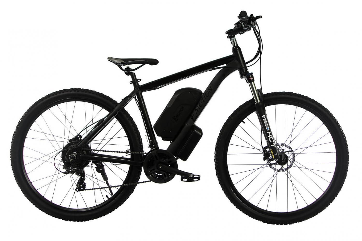 Электровелосипед E-Motion MTB GT гидравлические тормоза 29/19" 48 V 16 Ah 700 W Черный матовый (EMTB29GT4815700-R19B)