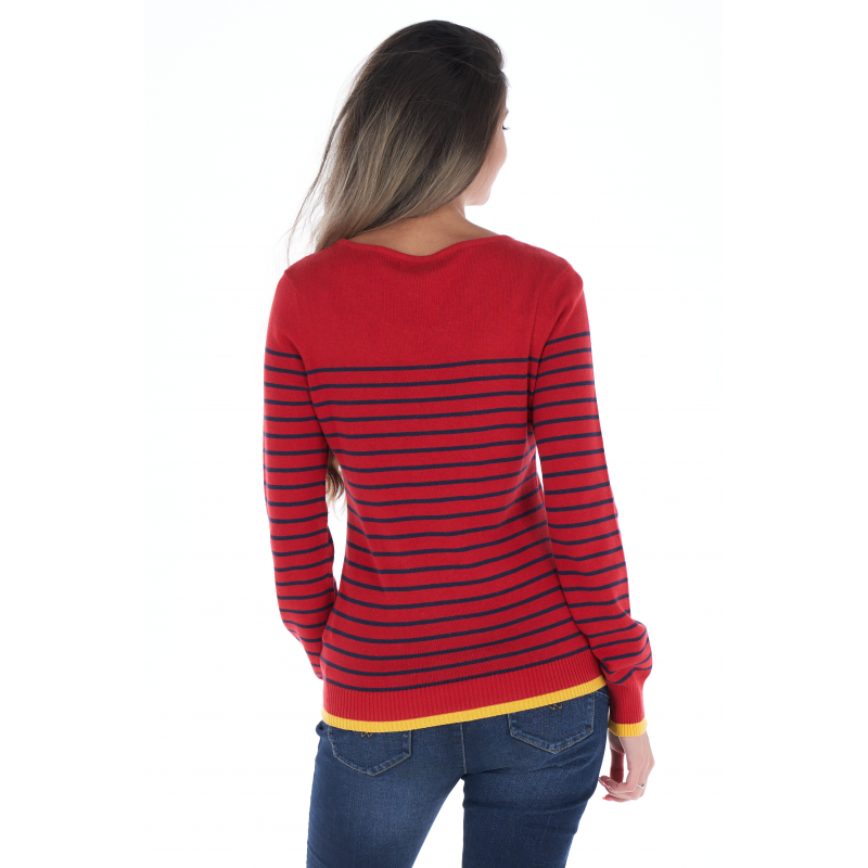 Светр жіночий Lee Cooper 20495535 S Червоний - фото 2