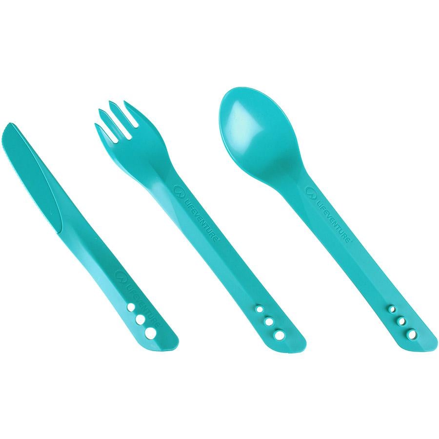 Набір Lifeventure Ellipse Cutlery вилка/ложка/ніж Teal