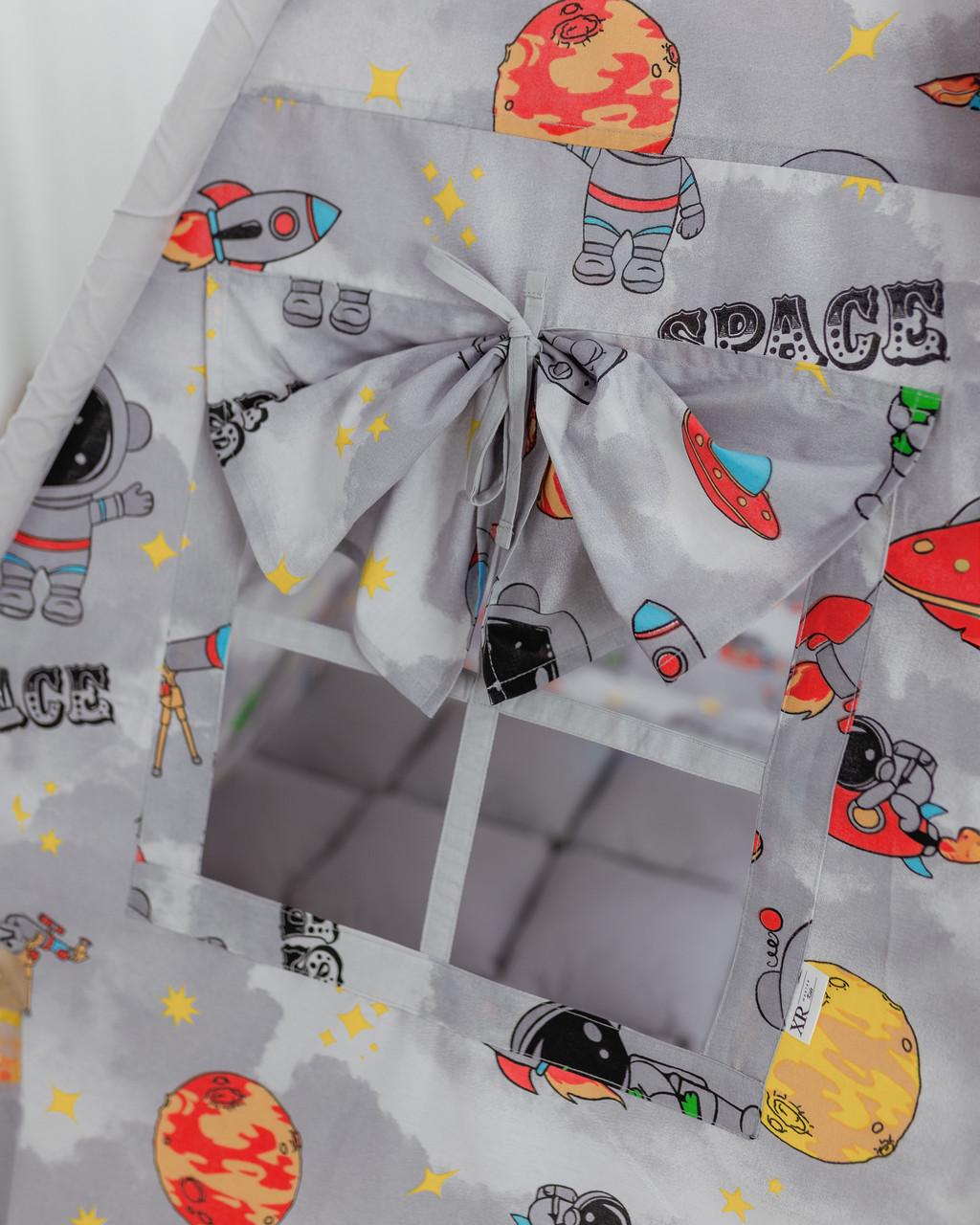 Вігвам дитячий Космос із килимком бон бон - фото 7 Вігвам дитячий Космос із килимком бон бон - фото 7