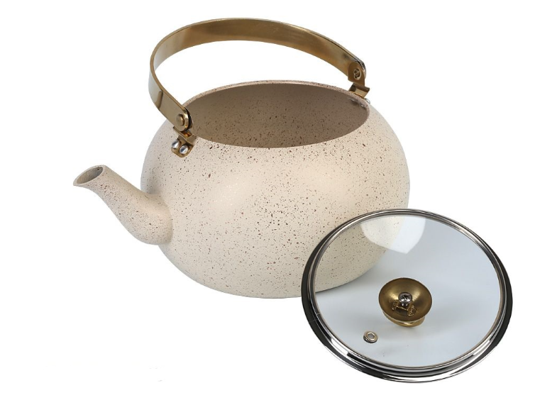 Чайник OMS з гранітним антипригарним покриттям з індукцією 3 л Ivory (8212-XL-Ivory)