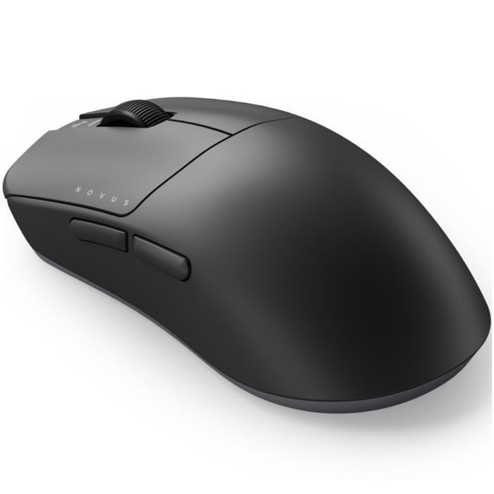 Компьютерная мышка беспроводная Dark Project Novus PixArt PAW3395 26000 DPI 2000 Гц 2,4 гГц USB-A Черный/Серый (DPP_Novus_BG)