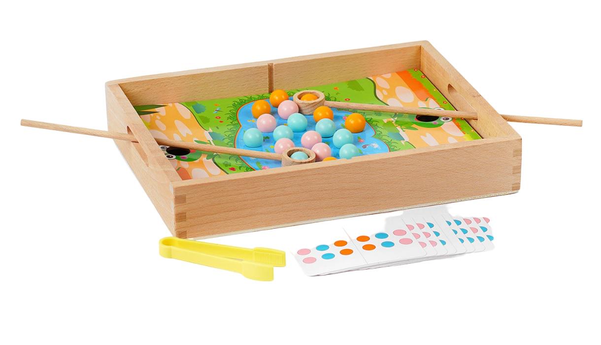 Игра логическая Hai Bao Er 2в1 магнитная рыбалка/сортер Multicolor (128269)