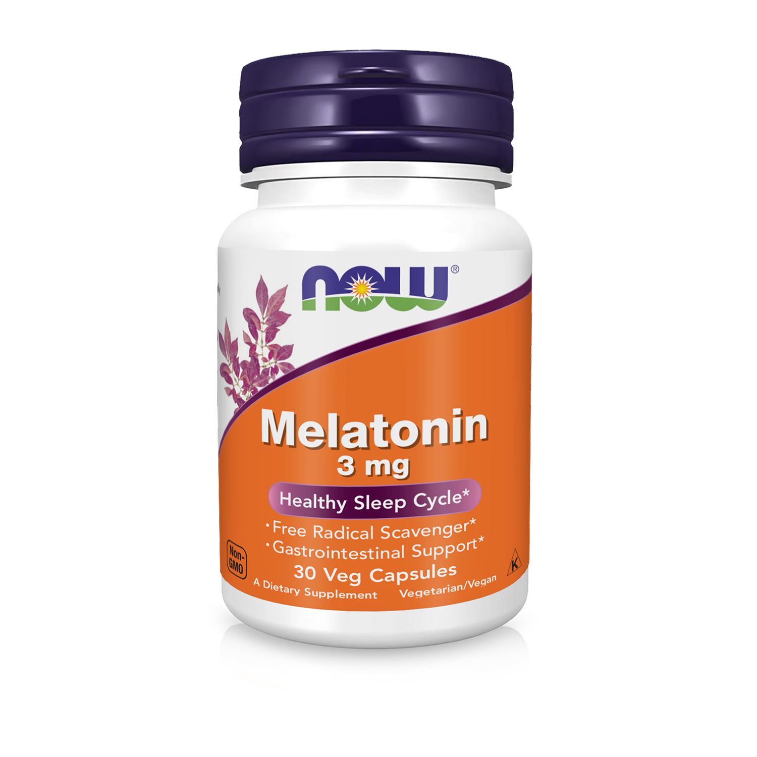Диетическая добавка Now Melatonin 3 мг 30 капсул