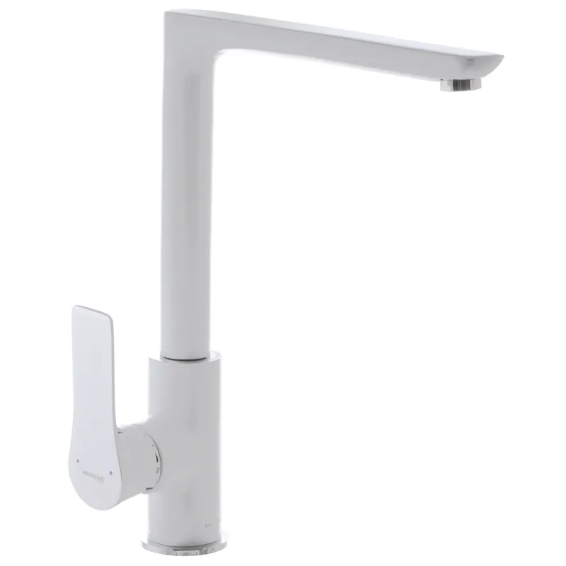 Смеситель для кухни MIXXUS Premium Eva 017 Белый (MI5810)