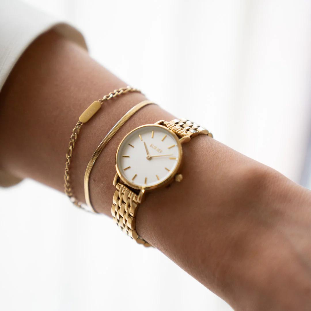 Годинник жіночий BURKER Ruby Petite Gold White (0436) - фото 2 Годинник жіночий BURKER Ruby Petite Gold White (0436) - фото 2