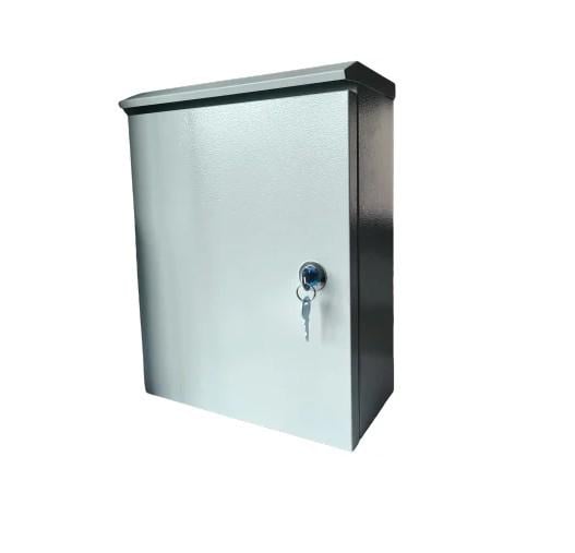 Щит IP54 с МП 1 мм с козырьком 430х300х175 мм (cu1070042)