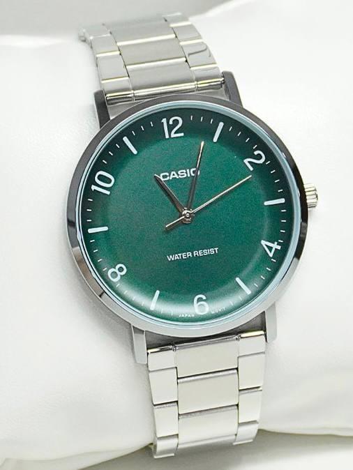 Наручний годинник чоловічий Casio MTP-VT03D-3B Timeless Collection Зелений (2898237800) Наручний годинник чоловічий Casio MTP-VT03D-3B Timeless Collection Зелений (2898237800)