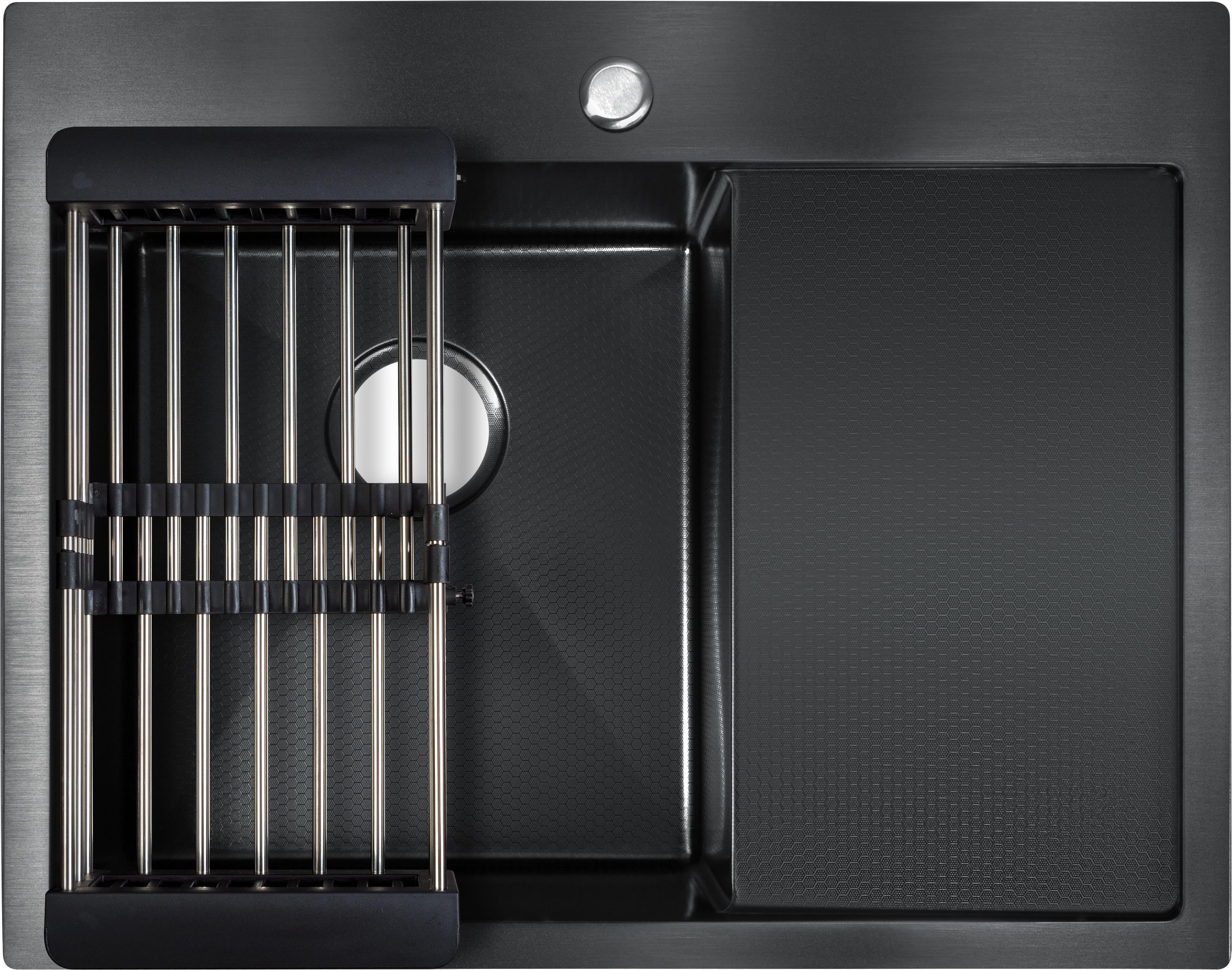 Мойка кухонная Gunter&Hauer Rauda 6522 RW Black Honey