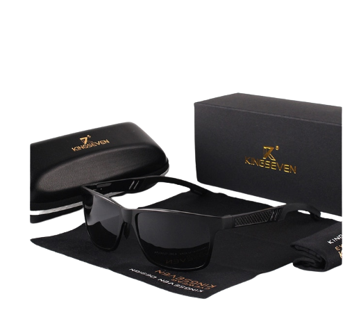 Чоловічі сонцезахисні окуляри KINGSEVEN DESIGN N7180 в класичній оправі з поляризованими лінзами Чорний/Сірий - фото 9 Чоловічі сонцезахисні окуляри KINGSEVEN DESIGN N7180 в класичній оправі з поляризованими лінзами Чорний/Сірий - фото 9